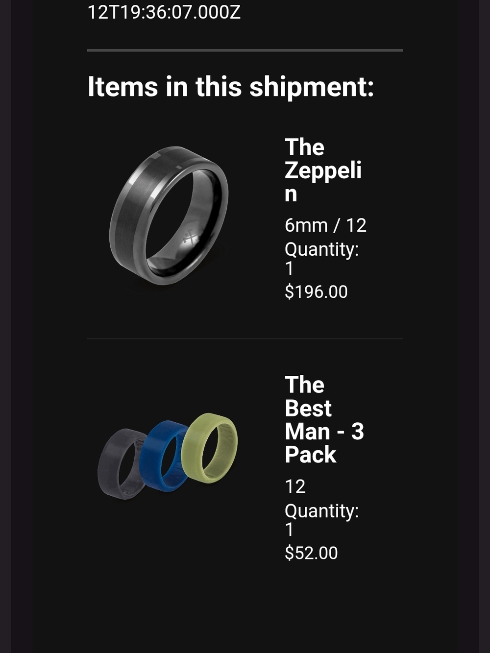 The Best Man 3-Pack Silicone Rings - Black, Blue, Lime